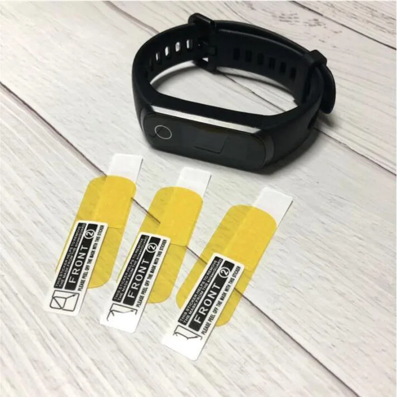 5pc Soft TPU Clear Smartband Protective Film Guard For Huawei Honor Band 5i Wristband Smart Bracelet Full Screen Protector Cover