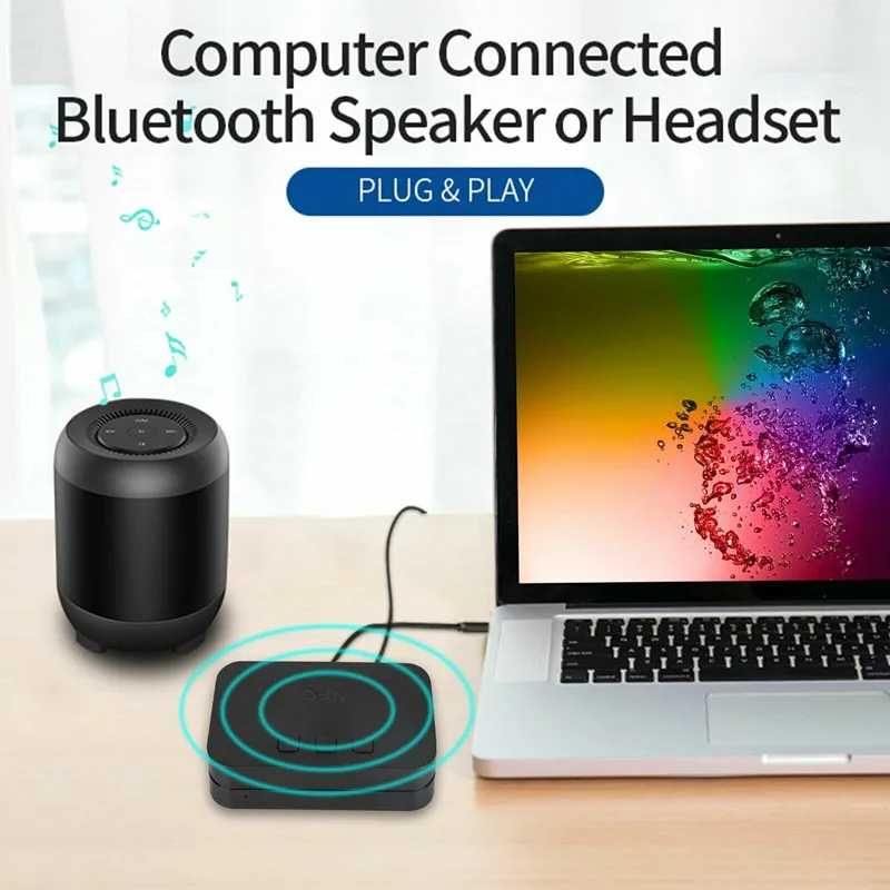 NFC Bluetooth Audio Receiver BT 5.0 Wireless Transmitter RCA HiFi Stereo Power Amplifier Adapter For Speaker Computer Phone TV
NFC Bluetooth Audio Receiver BT 5.0 Wireless Transmitter RCA HiFi Stereo Power Amplifier Adapter For Speaker Computer Phone TV