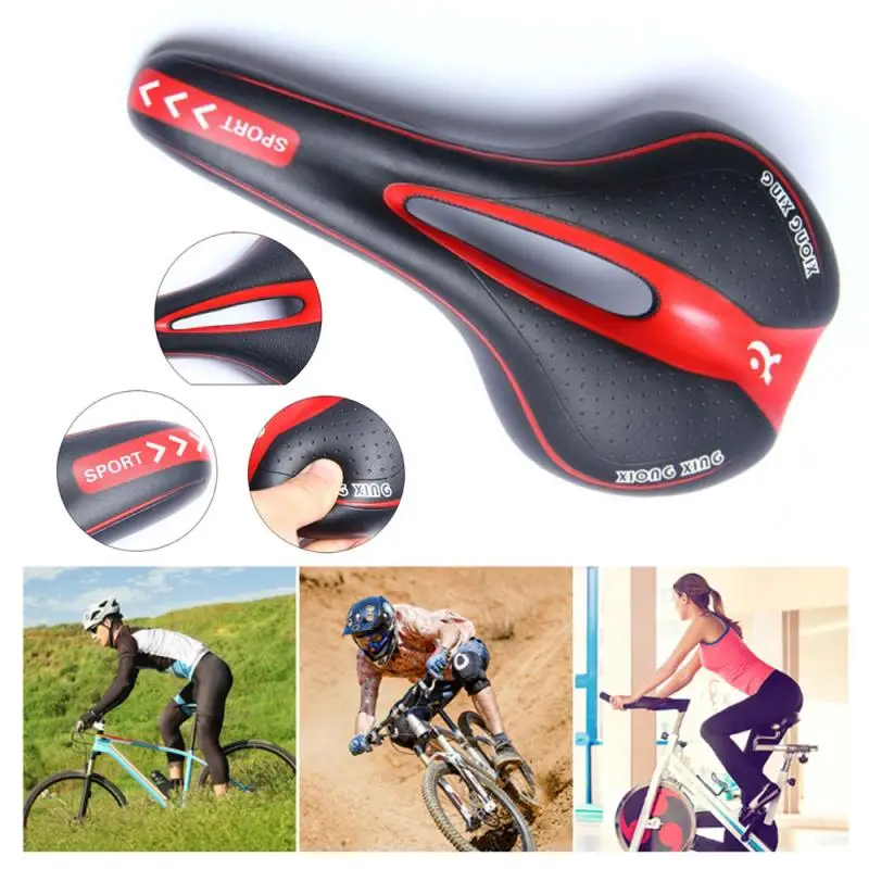 Bicycle Cushion Mountain bike Road Bike Hollow Breathable Comfortable MTB Saddle Cycling Equipment Dropshipping
Bicycle Cushion Mountain bike Road Bike Hollow Breathable Comfortable MTB Saddle Cycling Equipment Dropshipping