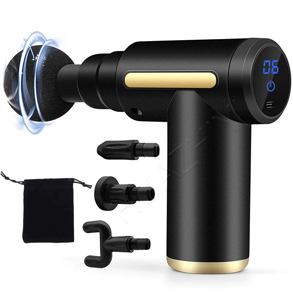 Mini Massage Gun LCD Touch Display USB Muscle Relax Electric Body Fascia Massager Deep Tissue Percussion For Fitness Pain Relief
Mini Massage Gun LCD Touch Display USB Muscle Relax Electric Body Fascia Massager Deep Tissue Percussion For Fitness Pain Relief
