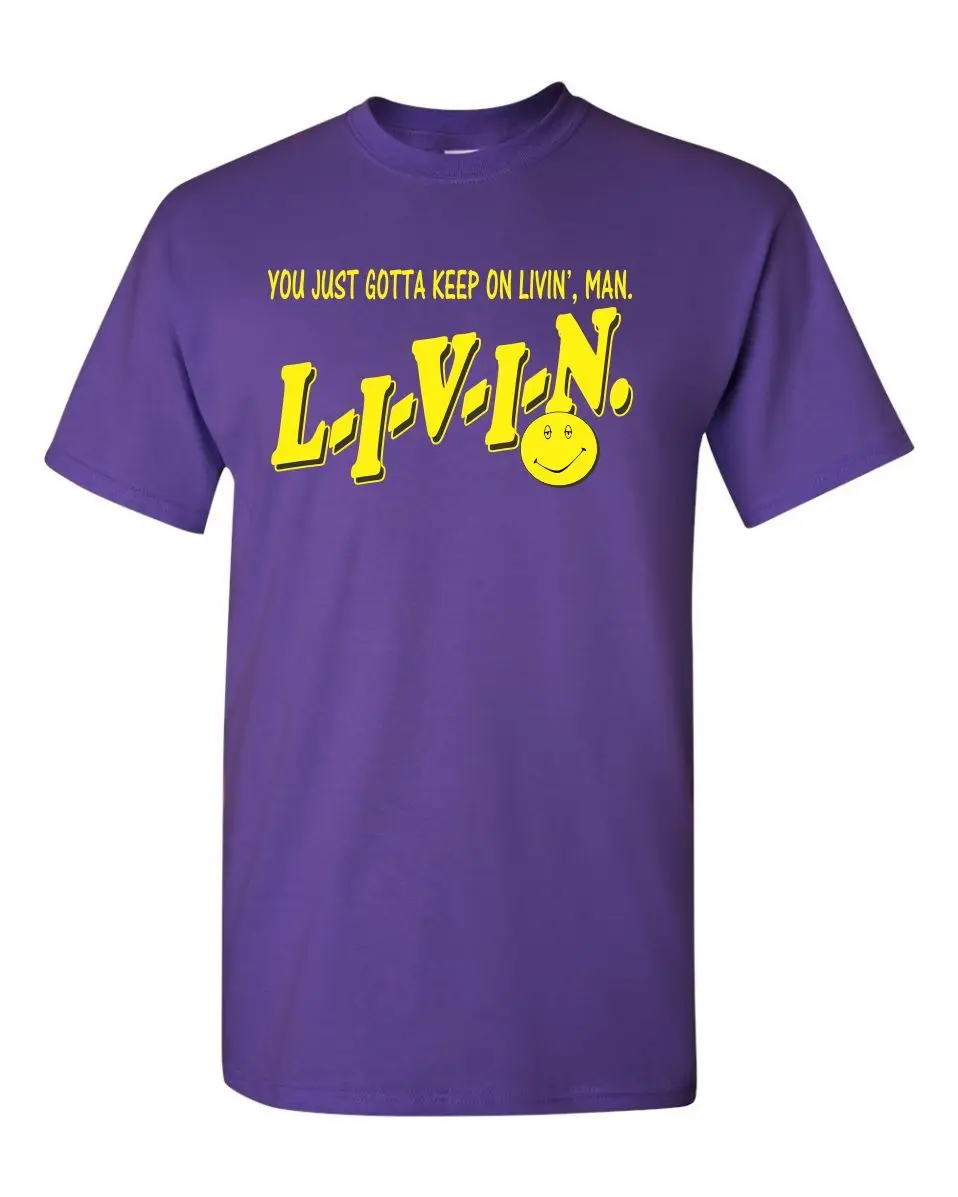 Livin U Gotta Keep Livin Man Div & Confused S Tee T-shi Sho Mouw Koing 100% Cats T-shis 
Livin U Gotta Keep Livin Man Div & Confused S Tee T-shi Sho Mouw Koing 100% Cats T-shis
