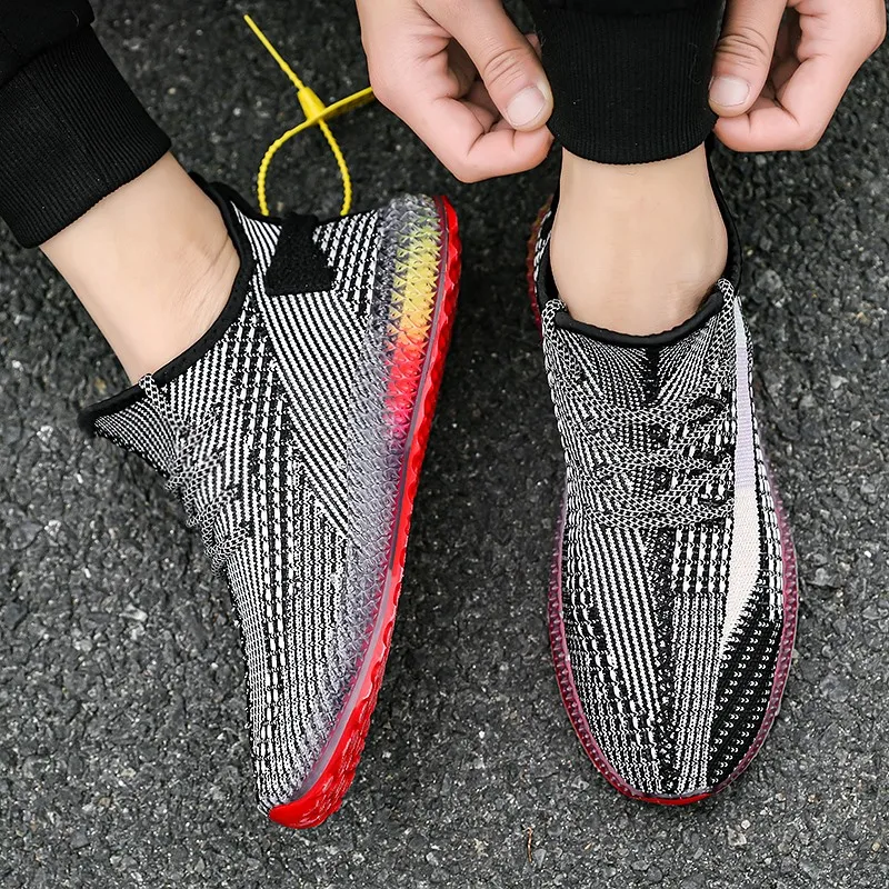 Vip Link Rainbow Bottom Men Sneakers Flying Weaving Breathable Male Shoes Low-Top Casual Fashion Footwear Summer New Arrivals
Vip Link Rainbow Bottom Men Sneakers Flying Weaving Breathable Male Shoes Low-Top Casual Fashion Footwear Summer New Arrivals
