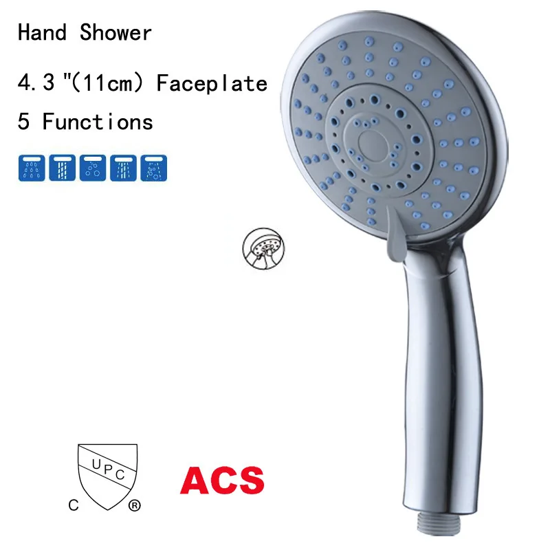 Handheld shower hot new ABS plating high-end shower suit oxygen ultra-thin pressurization water-saving shower heads
Handheld shower hot new ABS plating high-end shower suit oxygen ultra-thin pressurization water-saving shower heads