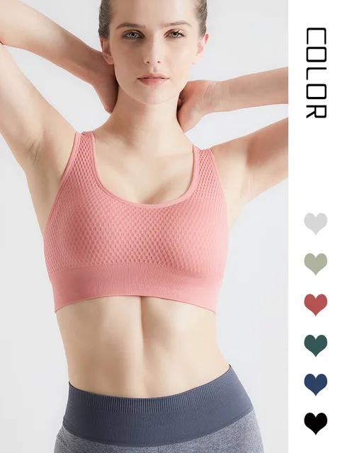 Active Women Outdoor Running Quick-Drying Honeycomb Sports Bra Sexy Mesh Panel Hot Impact Breathable Fitness Top
Active Women Outdoor Running Quick-Drying Honeycomb Sports Bra Sexy Mesh Panel Hot Impact Breathable Fitness Top