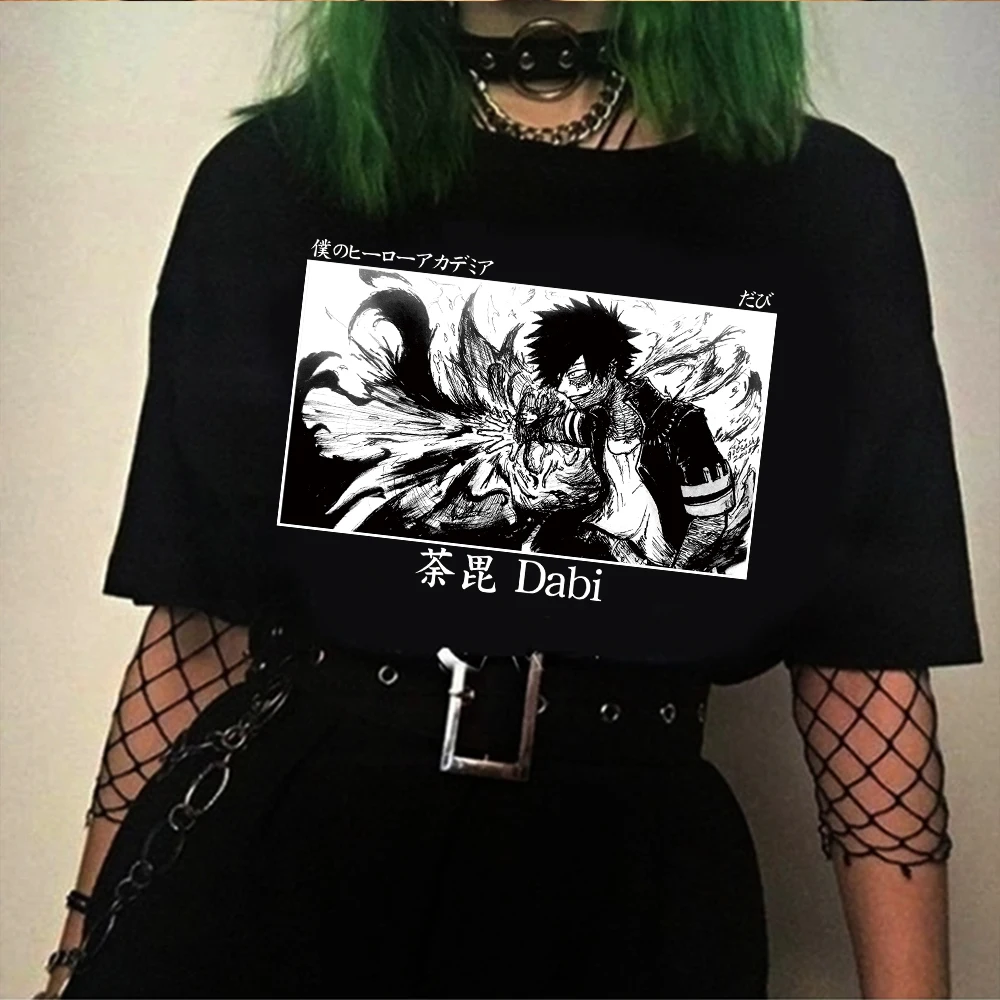 Футболка с принтом аниме My Hero Academia, футболка Dabi, топы с графикой, мужские топы унисекс, Harajuku, 2021
Футболка с принтом аниме My Hero Academia, футболка Dabi, топы с графикой, мужские топы унисекс, Harajuku, 2021