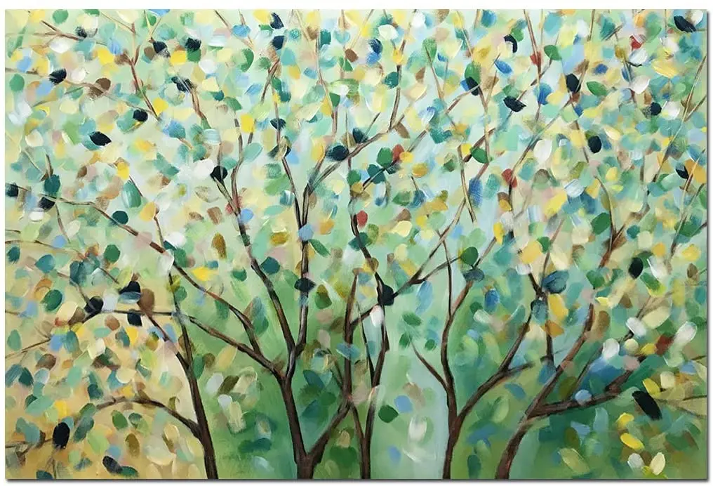 Ручная роспись 100%, картина маслом, зеленое дерево, искусство на стену, без рамки, Картина на холсте, искусство для украшения стен в офисе
Ручная роспись 100%, картина маслом, зеленое дерево, искусство на стену, без рамки, Картина на холсте, искусство для украшения стен в офисе