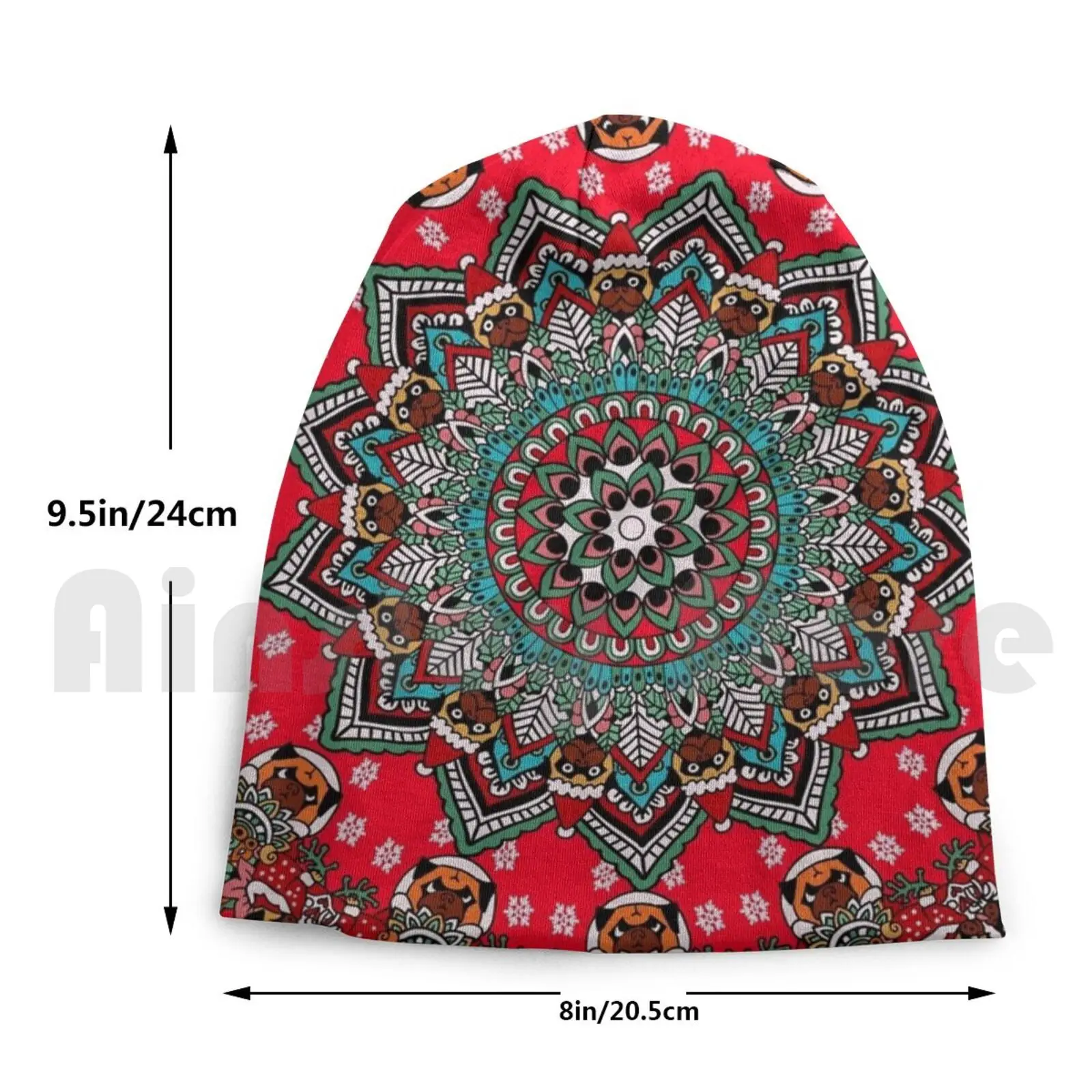 Mandala Christmas Pug Beanie Hedging Cap DIY Print Cushion Sparkling Beautifully Home Christmas Presents Good Vibe
Mandala Christmas Pug Beanie Hedging Cap DIY Print Cushion Sparkling Beautifully Home Christmas Presents Good Vibe