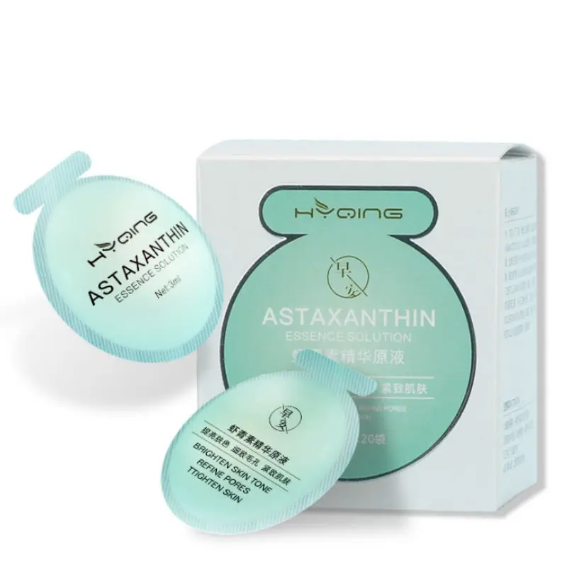 20 bags/box Astaxanthin Whitening Serum Arbutin Liquid Freckle Removal Antioxidant Anti-wrinkle Moisturizing Face Essence
20 bags/box Astaxanthin Whitening Serum Arbutin Liquid Freckle Removal Antioxidant Anti-wrinkle Moisturizing Face Essence