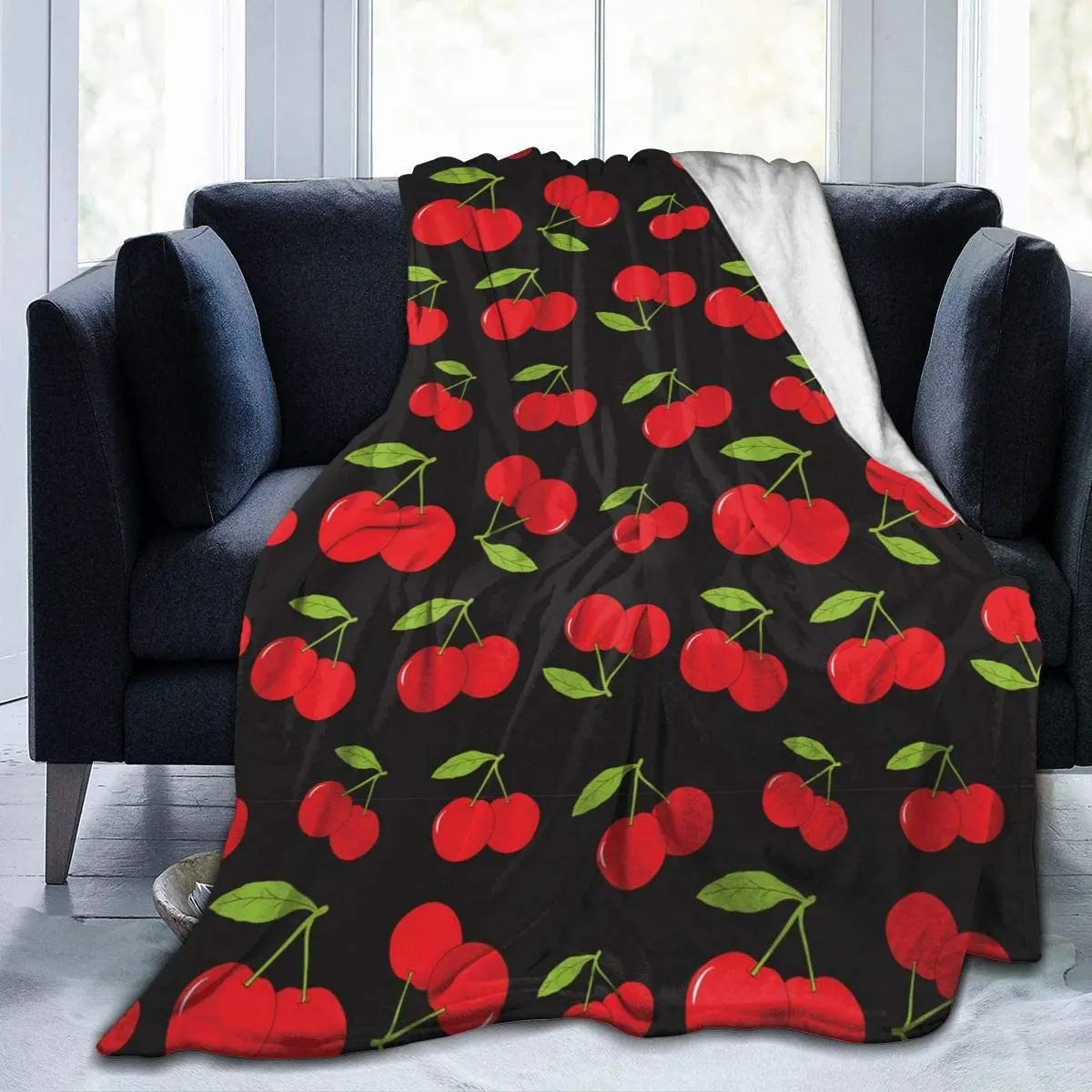 Red Cherry Pattern Soft Blanket 40x50 Lightweight Flannel Fleece Blanket Suitable For Living Room Bedroom Sofa Warm
Red Cherry Pattern Soft Blanket 40x50 Lightweight Flannel Fleece Blanket Suitable For Living Room Bedroom Sofa Warm