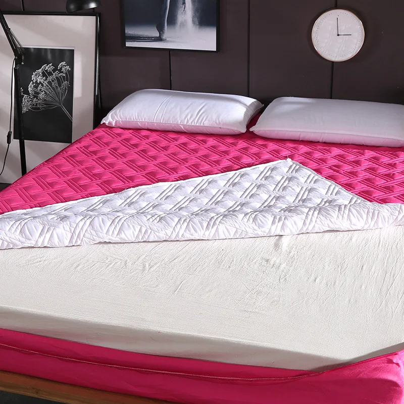 Solid Color Zipper Quilted Mattress Cover King Queen Twin Size Removable Six-sides All-inclusive Bed Mattress Protector Cover
Solid Color Zipper Quilted Mattress Cover King Queen Twin Size Removable Six-sides All-inclusive Bed Mattress Protector Cover