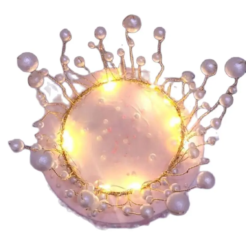 Shiny Handmade Pearl Princess Crown Cake Topper Wedding Cake Decorating Bride and Groom Happy Birthday Hat Cake Decoration
Shiny Handmade Pearl Princess Crown Cake Topper Wedding Cake Decorating Bride and Groom Happy Birthday Hat Cake Decoration