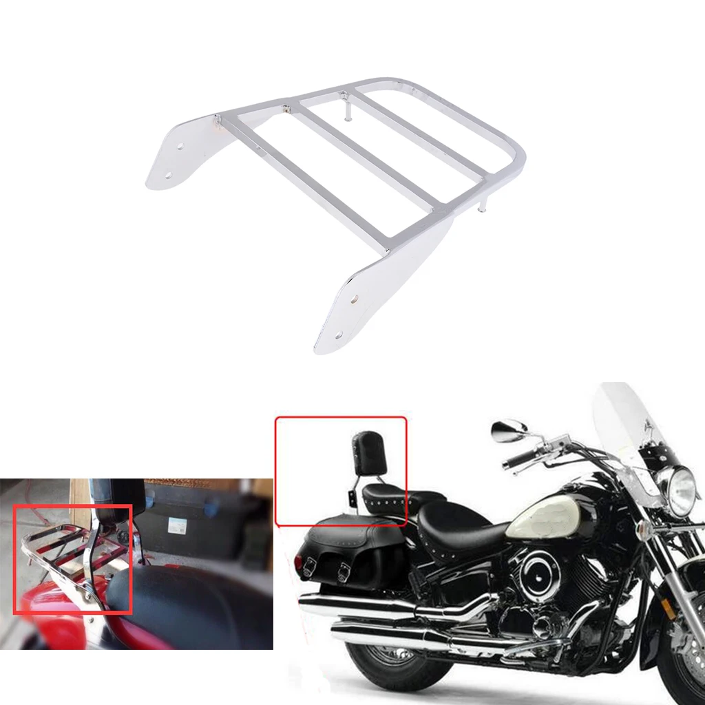 Motorcycle Rear Sissy Bar Luggage Rack for Yamaha V-Star 400 650 Classic 1998-2011
Motorcycle Rear Sissy Bar Luggage Rack for Yamaha V-Star 400 650 Classic 1998-2011