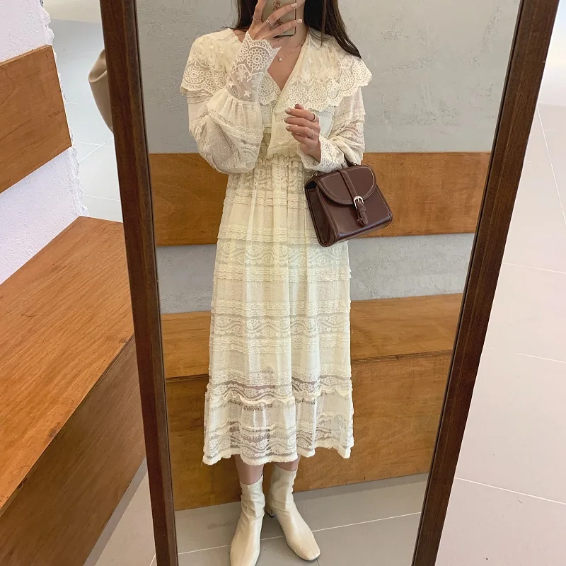 Alien Kitty Women Dress 2020 New Spring Summer Elegant Long Lace Dress High Waist Sexy V Neck Party Dresses Vestido Robe Mujer
Alien Kitty Women Dress 2020 New Spring Summer Elegant Long Lace Dress High Waist Sexy V Neck Party Dresses Vestido Robe Mujer