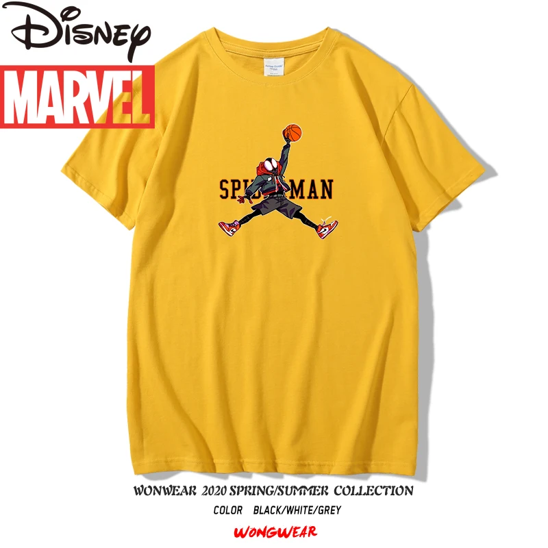 Original Marvel Heroes Avengers Spider-Man Co-branded Men's Round Neck Short-sleeved T-shirt Sports Basketball Uniform Top
Original Marvel Heroes Avengers Spider-Man Co-branded Men's Round Neck Short-sleeved T-shirt Sports Basketball Uniform Top