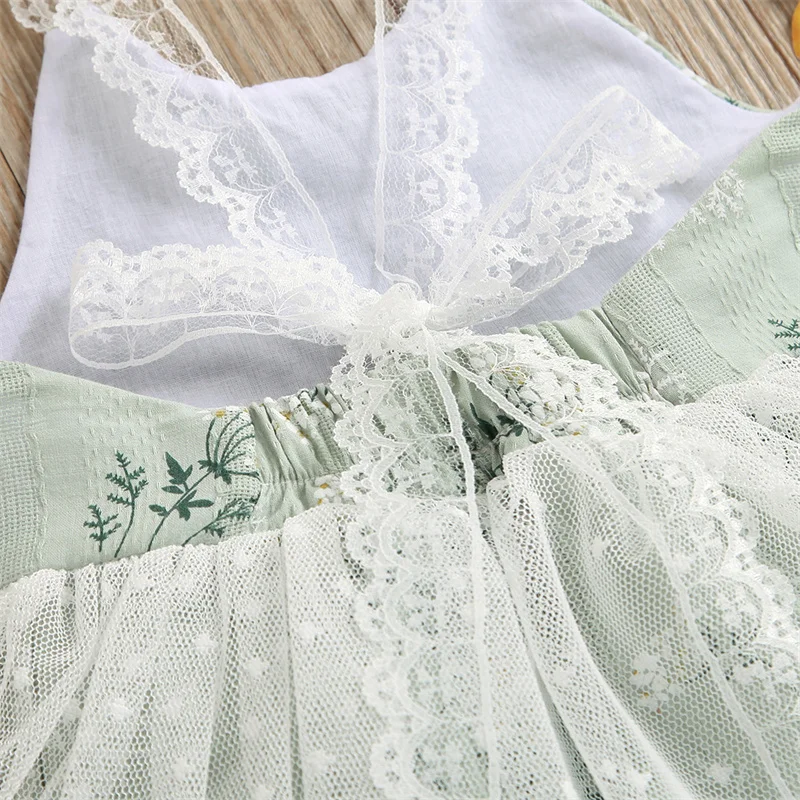 Newborn Toddlers Baby Girls Summer Mesh Romper 0-18M Girl's Sleeveless Plant Pattern U-Neck Lace Trim Jumpsuits Summer Clothing
Newborn Toddlers Baby Girls Summer Mesh Romper 0-18M Girl's Sleeveless Plant Pattern U-Neck Lace Trim Jumpsuits Summer Clothing