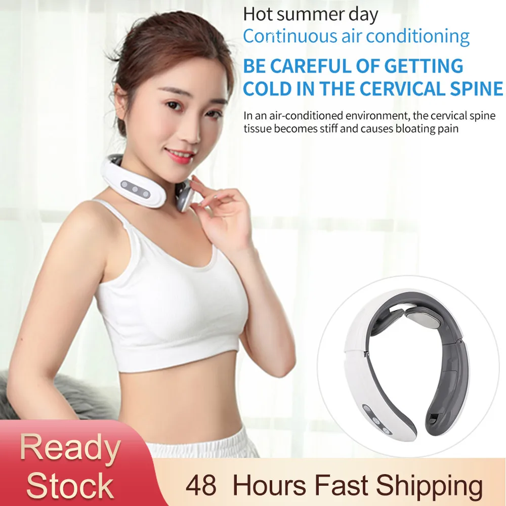 Smart Electric Neck Massager Shoulder Body Massager Health Care Relaxation Cervical Vertebra Pulse Pain Relief Tool Neck Massage
Smart Electric Neck Massager Shoulder Body Massager Health Care Relaxation Cervical Vertebra Pulse Pain Relief Tool Neck Massage