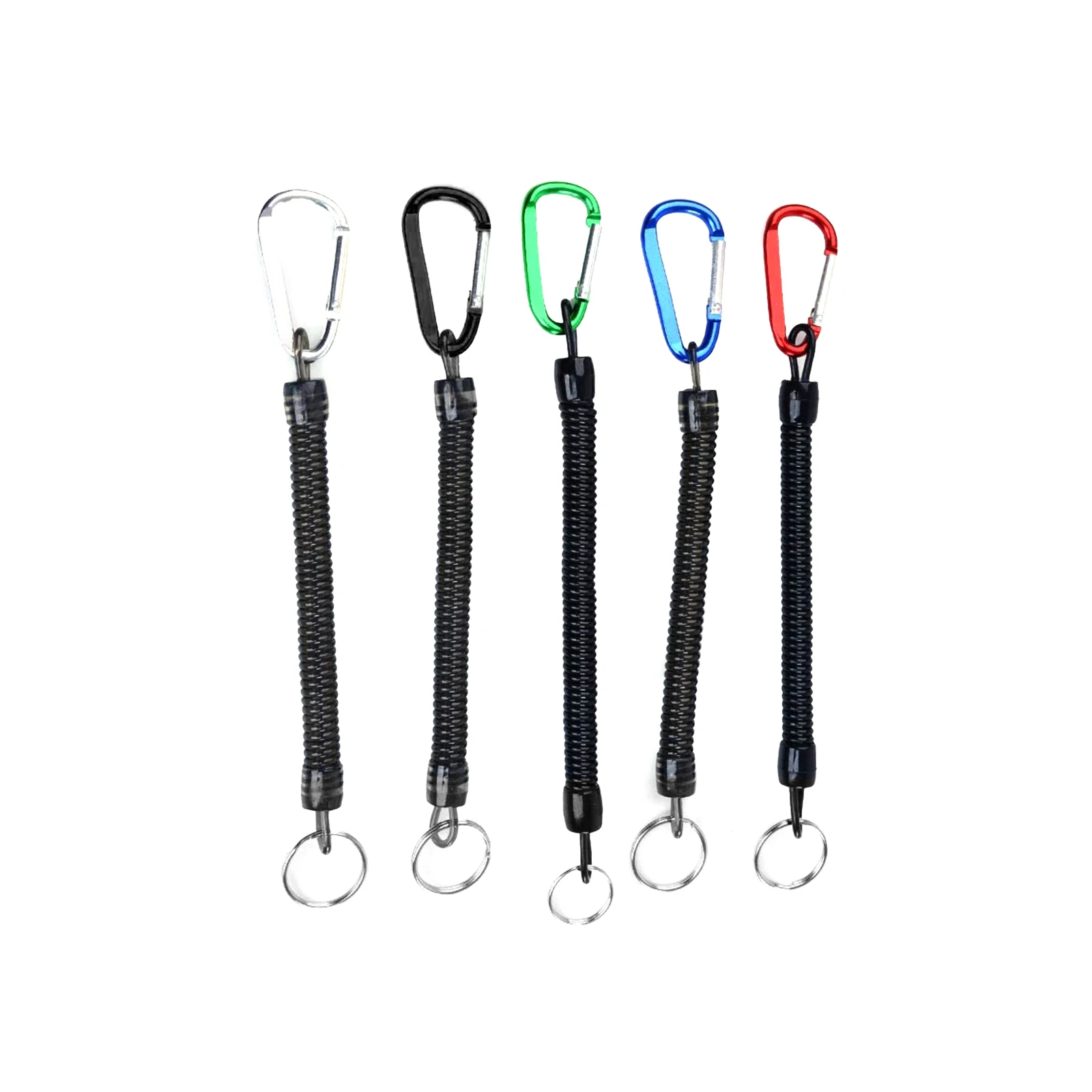 5PCS Carabiner Anti-Lost Rope Retractable Tether Spring Elastic Rope Outdoor Portable Fishing Lanyards Outdoor Camping Tools
5PCS Carabiner Anti-Lost Rope Retractable Tether Spring Elastic Rope Outdoor Portable Fishing Lanyards Outdoor Camping Tools