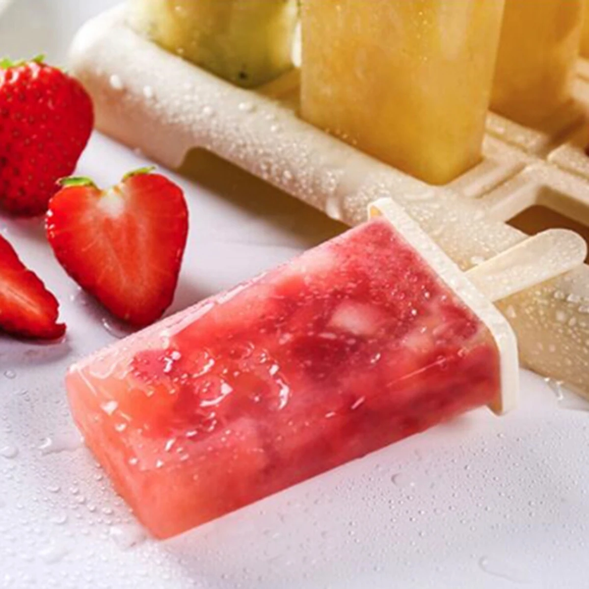 Newest Arrival Ice Cream Mold 9 Ice Popsicle Mold Set, Reusable Ice Cream Mold with Stick ans Lid Creative Kitchen Tool
Newest Arrival Ice Cream Mold 9 Ice Popsicle Mold Set, Reusable Ice Cream Mold with Stick ans Lid Creative Kitchen Tool