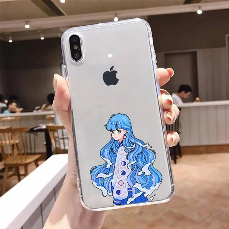 Wave Hair Girl Phone Case Transparent soft For iphone 5 5s 5c se 6 6s 7 8 11 12 plus mini x xs xr pro max
Wave Hair Girl Phone Case Transparent soft For iphone 5 5s 5c se 6 6s 7 8 11 12 plus mini x xs xr pro max