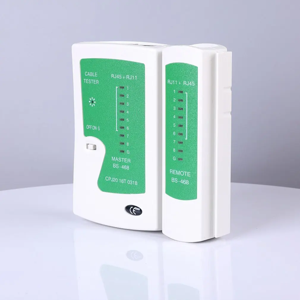 Network Cable Tester Test Cat5 Utp Ethernet Tool Cat5 6 Rj11 8P Portable Network Cable Tester Dual-purpose Tester
Network Cable Tester Test Cat5 Utp Ethernet Tool Cat5 6 Rj11 8P Portable Network Cable Tester Dual-purpose Tester