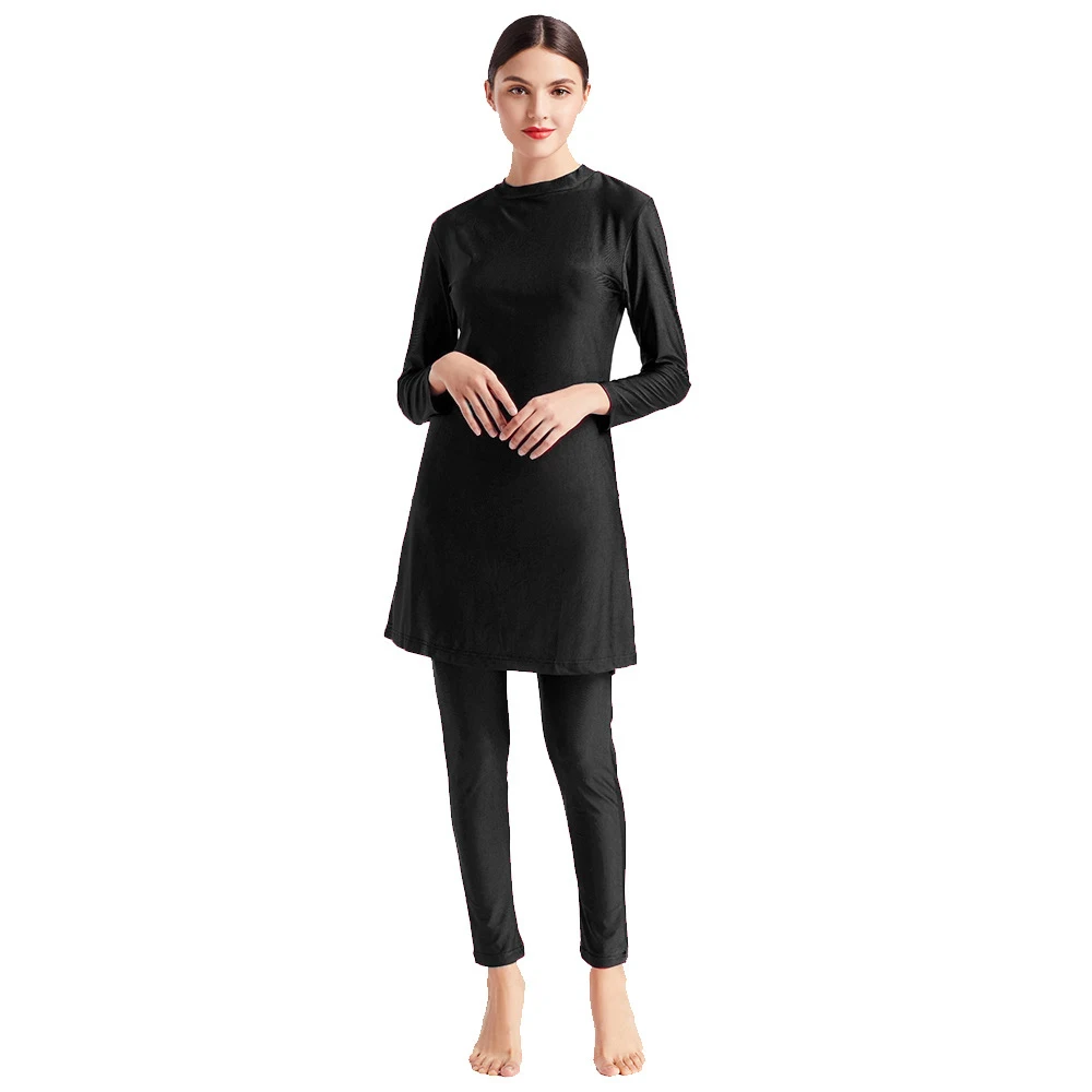 Plus Size Swimsuits Woman 2021 Muslim Islamic Black Swimwear Women's Long Sleeve Modest Swimsuit Swim Hijab Burkini Turkey 6XL
Plus Size Swimsuits Woman 2021 Muslim Islamic Black Swimwear Women's Long Sleeve Modest Swimsuit Swim Hijab Burkini Turkey 6XL