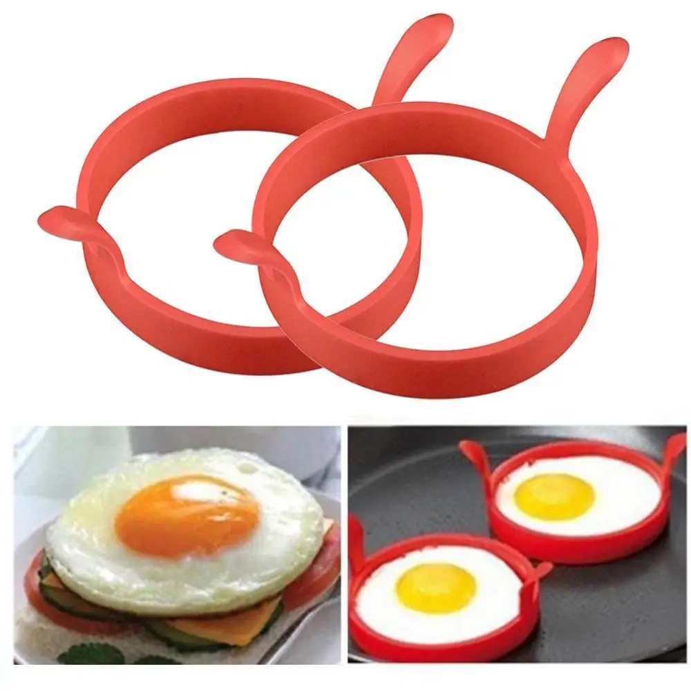 2PCS Breakfast Omelette Fried Egg Molds Food Grade Egg Tools Kitchen Pancake DIY Frying Ring Egg Moulds Cooking Silicone Ga V4W9
2PCS Breakfast Omelette Fried Egg Molds Food Grade Egg Tools Kitchen Pancake DIY Frying Ring Egg Moulds Cooking Silicone Ga V4W9