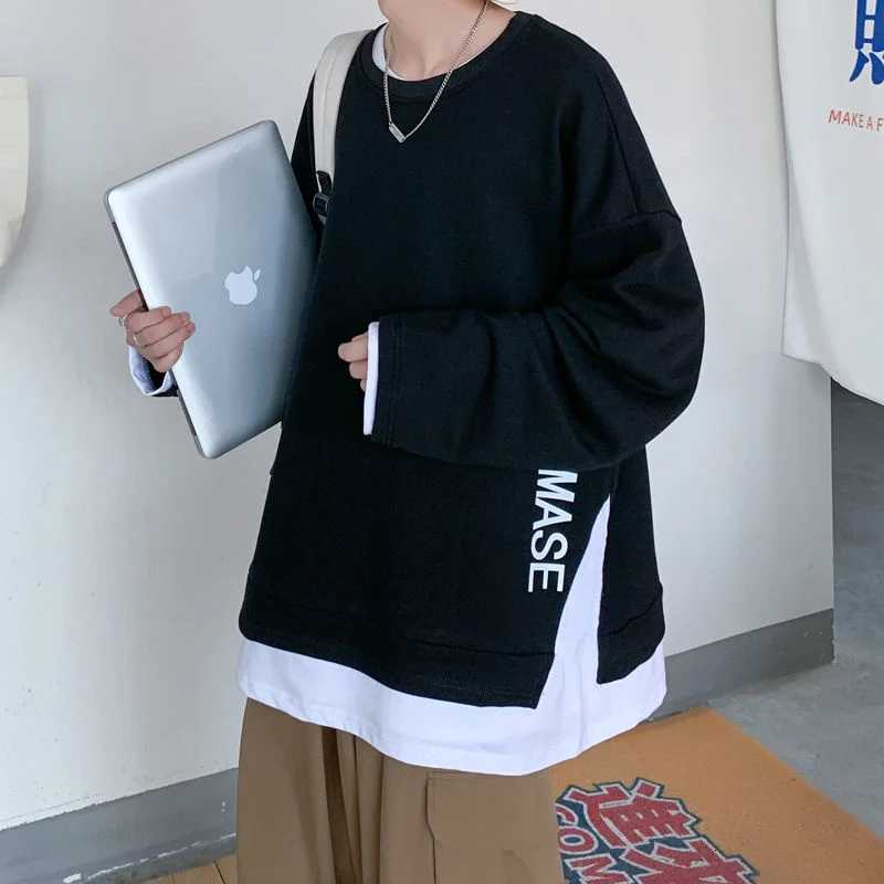 INXYZ Solid Color Popularty Style Men Pulllover Fake Two Casual Oversize Letter Printing Hoodle Autumn Spring All-match Unisex
INXYZ Solid Color Popularty Style Men Pulllover Fake Two Casual Oversize Letter Printing Hoodle Autumn Spring All-match Unisex