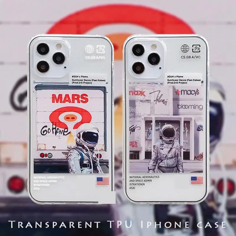 Astronaut Soft Case For Iphone 11 12 Pro Max Mini 7 8 6 6s Plus Xr X Xs Max Se 2 Silicone Phone Cover Sports Fashion Funda Capa
Astronaut Soft Case For Iphone 11 12 Pro Max Mini 7 8 6 6s Plus Xr X Xs Max Se 2 Silicone Phone Cover Sports Fashion Funda Capa