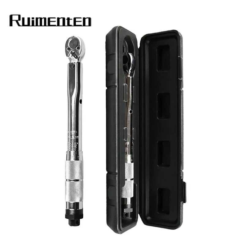 Adjustable Torque Wrench 1/4 Square Drive 5-25NM Two-way Precise Ratchet Wrench Spanner Hand Tool For Car Bicycle Motorbike Use
Adjustable Torque Wrench 1/4 Square Drive 5-25NM Two-way Precise Ratchet Wrench Spanner Hand Tool For Car Bicycle Motorbike Use