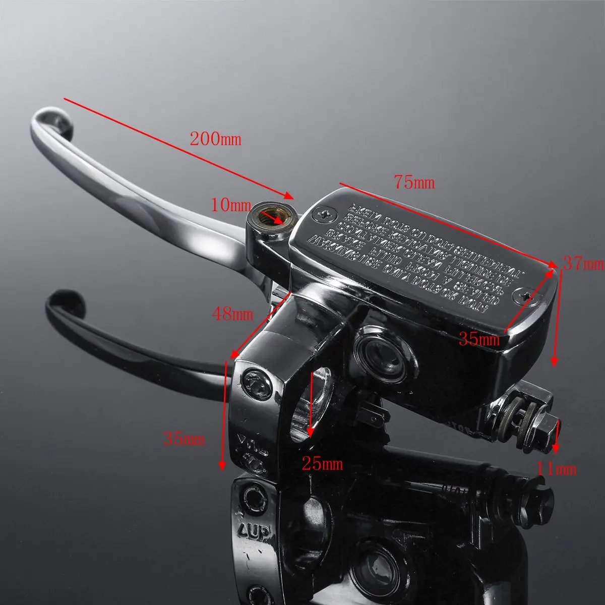 Universal Motorcycle 1" 25mm Hydraulic Brake Clutch Lever Master Cylinder For Honda/Yamaha/Suzuki
Universal Motorcycle 1" 25mm Hydraulic Brake Clutch Lever Master Cylinder For Honda/Yamaha/Suzuki