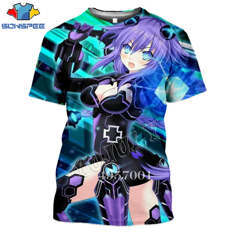 SONSPEE Hyperdimension Neptunia 3D Print Anime Harajuku O-neck T-Shirts Men Street Wear Oversized Summer Unisex Casual Top
SONSPEE Hyperdimension Neptunia 3D Print Anime Harajuku O-neck T-Shirts Men Street Wear Oversized Summer Unisex Casual Top