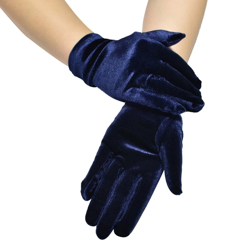 Women Short Velvet Full Finger Gloves Shiny Solid Color Gown Opera Wedding Banquet Dress Party Wrist Length Mittens
Women Short Velvet Full Finger Gloves Shiny Solid Color Gown Opera Wedding Banquet Dress Party Wrist Length Mittens