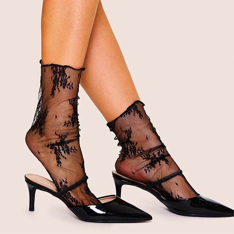 Transparent Floral Sock For Women Summer 2021 Fashion Lady Black Party Dress Wear Women Mesh Sheer Socks Female
Transparent Floral Sock For Women Summer 2021 Fashion Lady Black Party Dress Wear Women Mesh Sheer Socks Female