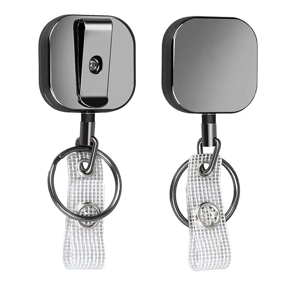Badge Reel Clip Square Metal Retractable Keychain Pull Key Ring Clips Id Badge Lanyard Name Tag Card Holder Belt Clip Buckle
Badge Reel Clip Square Metal Retractable Keychain Pull Key Ring Clips Id Badge Lanyard Name Tag Card Holder Belt Clip Buckle