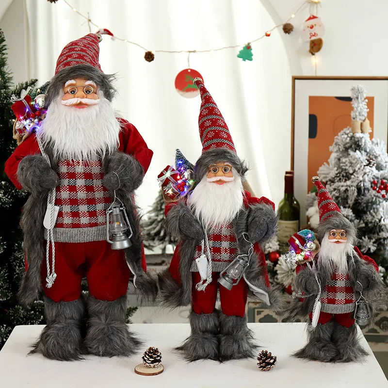 

2022 рождественские украшения для дома, кукла Санта-Клауса, детский Рождественский Новогодний подарок, украшение для рождественской елки, товары для свадебной вечеринки