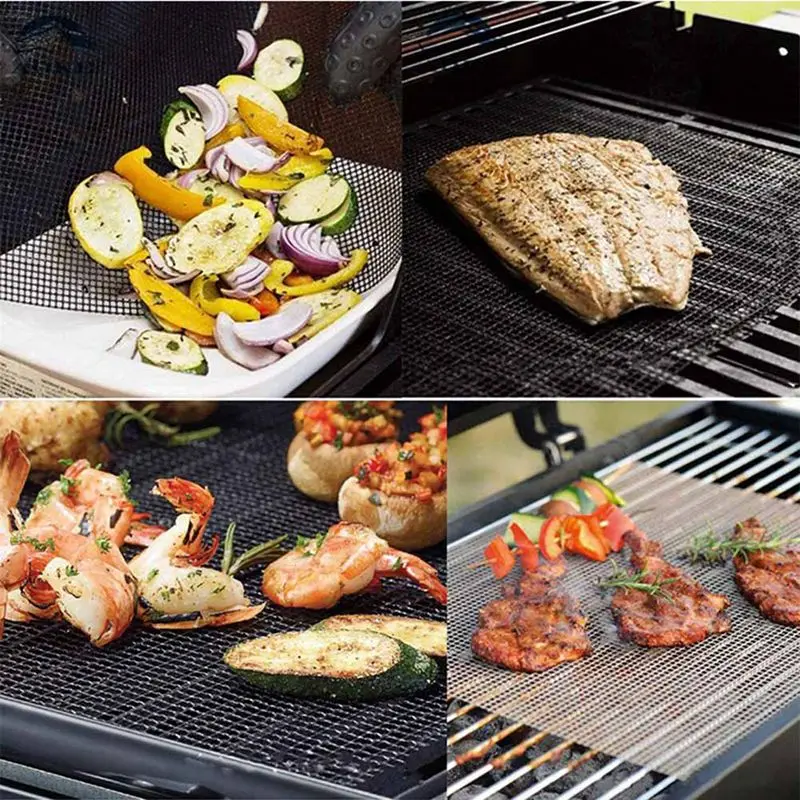 BBQ Tools Mat Barbecue Grid Mat BBQ Baking Pad Covers Paper Food Clip Oil Brush Outdoor Barbecue Supplies 
BBQ Tools Mat Barbecue Grid Mat BBQ Baking Pad Covers Paper Food Clip Oil Brush Outdoor Barbecue Supplies
