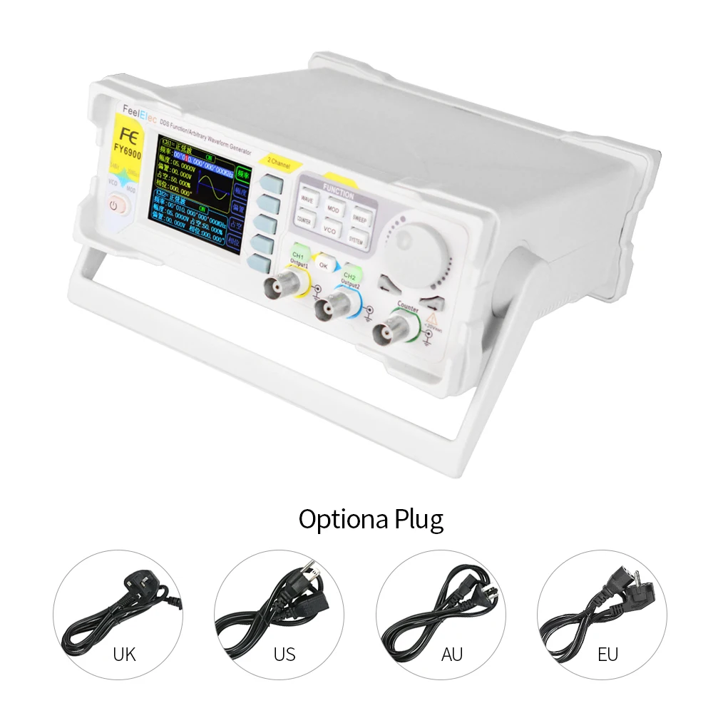 FY6900 2 Channel DDS Signal Generator Digital Display Arbitrary Waveform PulseFrequency Counter 20MHz 40MHz 50MHz 60MHz LB88
FY6900 2 Channel DDS Signal Generator Digital Display Arbitrary Waveform PulseFrequency Counter 20MHz 40MHz 50MHz 60MHz LB88