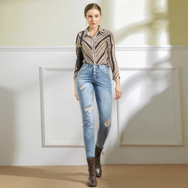 Женские джинсы High Street, офисные повседневные джинсы с высокой талией, 100% хлопок, Узкие рваные джинсы, женские удобные джинсы-карандаш
Женские джинсы High Street, офисные повседневные джинсы с высокой талией, 100% хлопок, Узкие рваные джинсы, женские удобные джинсы-карандаш