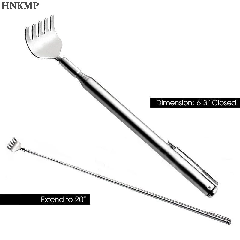 1pc Massage Tools Stainless Steel Telescopic Portable Extendable Handy Pocket Pen Clip Back Scratcher Massage & Relaxatio
1pc Massage Tools Stainless Steel Telescopic Portable Extendable Handy Pocket Pen Clip Back Scratcher Massage & Relaxatio