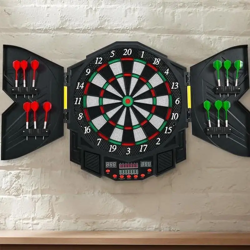Dart Board Game Wall-mounted 47*54.6*3cm With 27 Game Modes And 216 Variations Of Dart Board Indoor Children Play Toy HWC
Dart Board Game Wall-mounted 47*54.6*3cm With 27 Game Modes And 216 Variations Of Dart Board Indoor Children Play Toy HWC