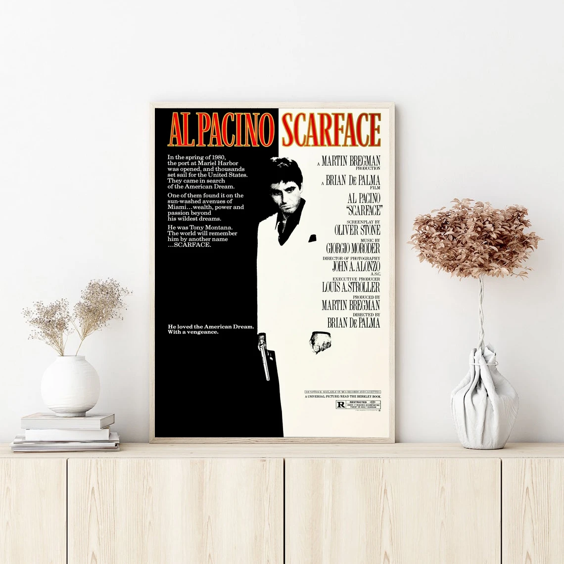 Scarface Al Pacino Movie Cover Poster Print Art Wall Canvas Painting Bedroom Living Room Home Decoration (No Frame)
Scarface Al Pacino Movie Cover Poster Print Art Wall Canvas Painting Bedroom Living Room Home Decoration (No Frame)