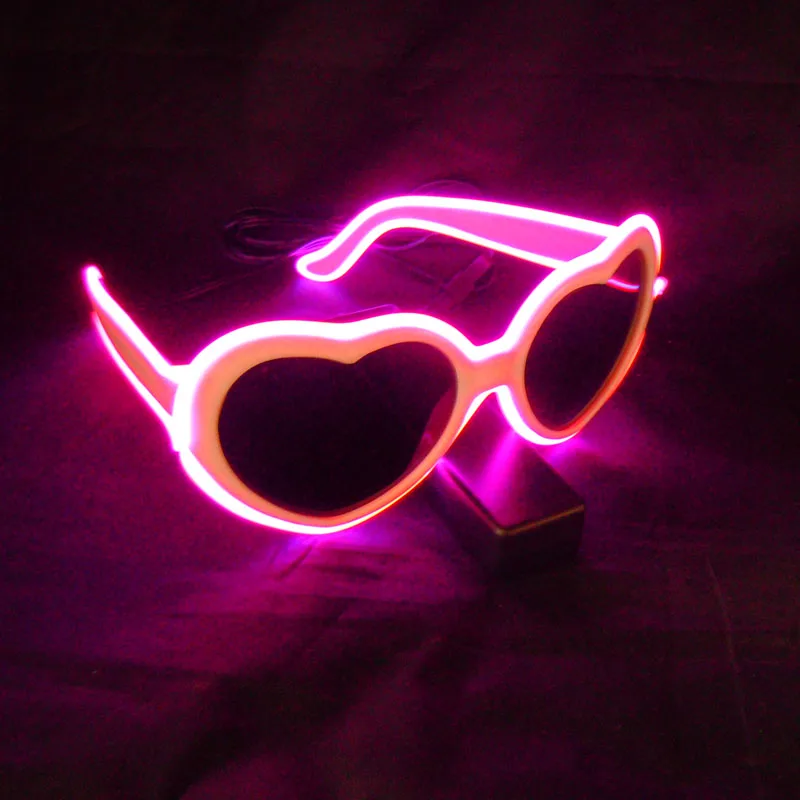 Costume Party Glasses Light-Up El-Wire DJ Neon LED Lighting Sunglasses El-Wire Party-Supplies Festival Gift Glowing Novelty
Costume Party Glasses Light-Up El-Wire DJ Neon LED Lighting Sunglasses El-Wire Party-Supplies Festival Gift Glowing Novelty