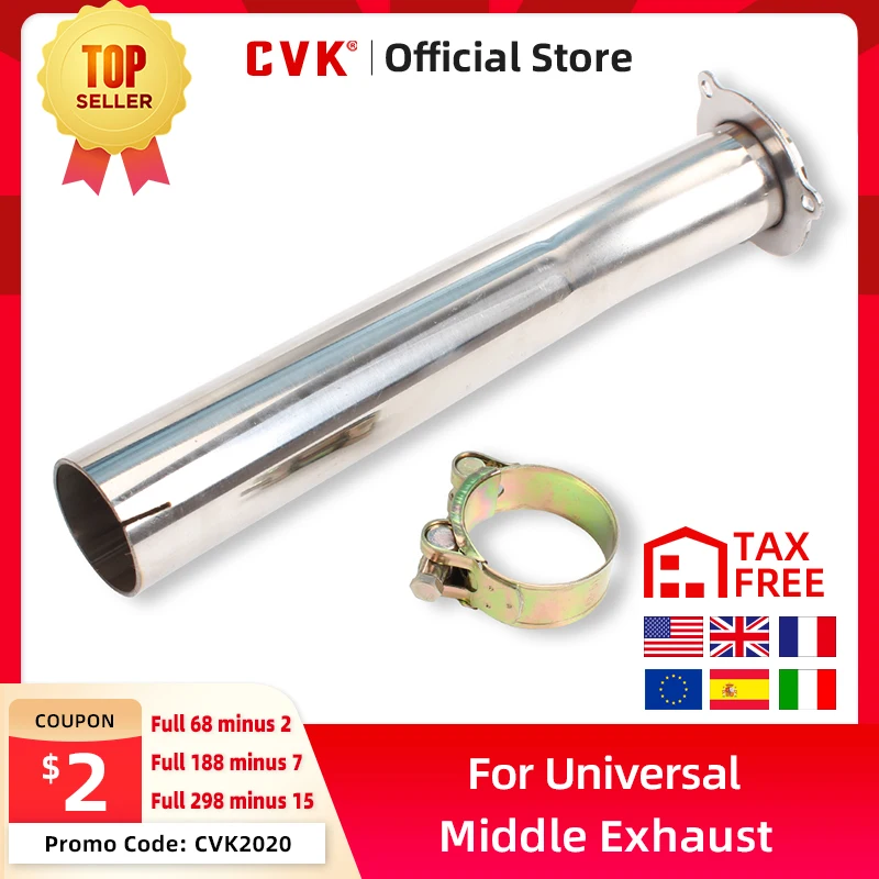 CVK Mid Link труба для мотоцикла глушитель из нержавеющей стали средняя труба трубы без шнуровки выхлопная труба
CVK Mid Link труба для мотоцикла глушитель из нержавеющей стали средняя труба трубы без шнуровки выхлопная труба