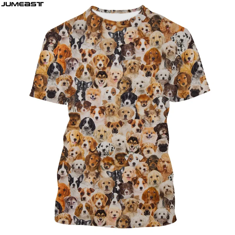

Jumeast Men Women 3D T-Shirt Oversized Cute Animal Dog Plus 6XL 7XL Hip Hop Short Sleeve Summer T Shirt Sport Pullover Tops Tees