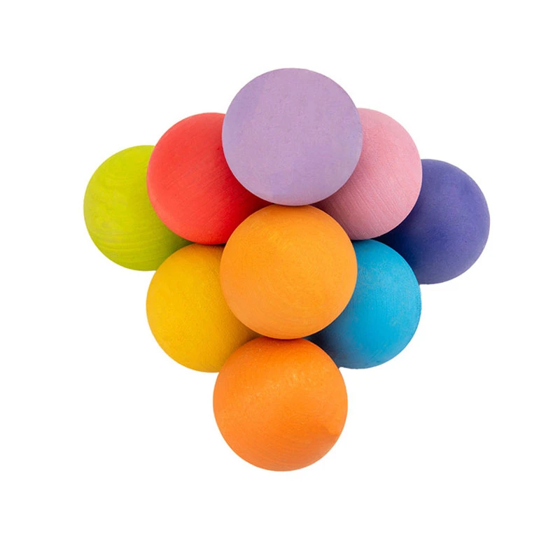 Wooden Rainbow Balls Toys Montessori Materials Natural Round Hardwood Balls Learning Color Sensory Educational Toys for Children
Wooden Rainbow Balls Toys Montessori Materials Natural Round Hardwood Balls Learning Color Sensory Educational Toys for Children