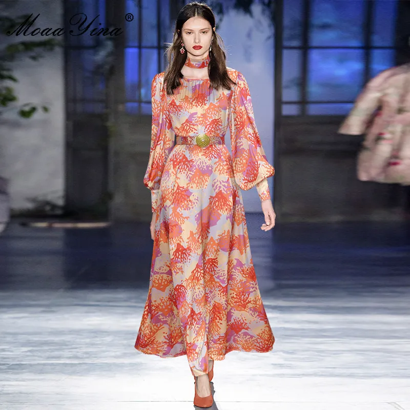 Женское дизайнерское длинное платье, винтажное платье макси для отпуска с рукавами-фонариками, поясом и принтом, весна
Женское дизайнерское длинное платье, винтажное платье макси для отпуска с рукавами-фонариками, поясом и принтом, весна