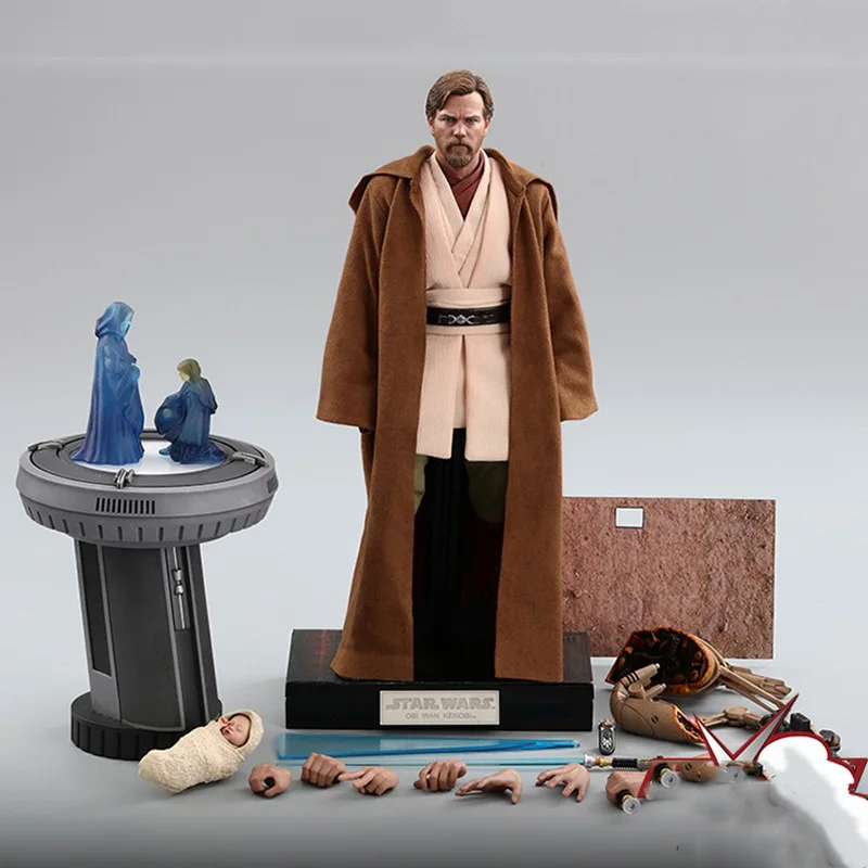 HOTTOYS MMS478 масштаб 1/6 мужской Оби Ван Кеноби джедай Мастер полный набор в коробке