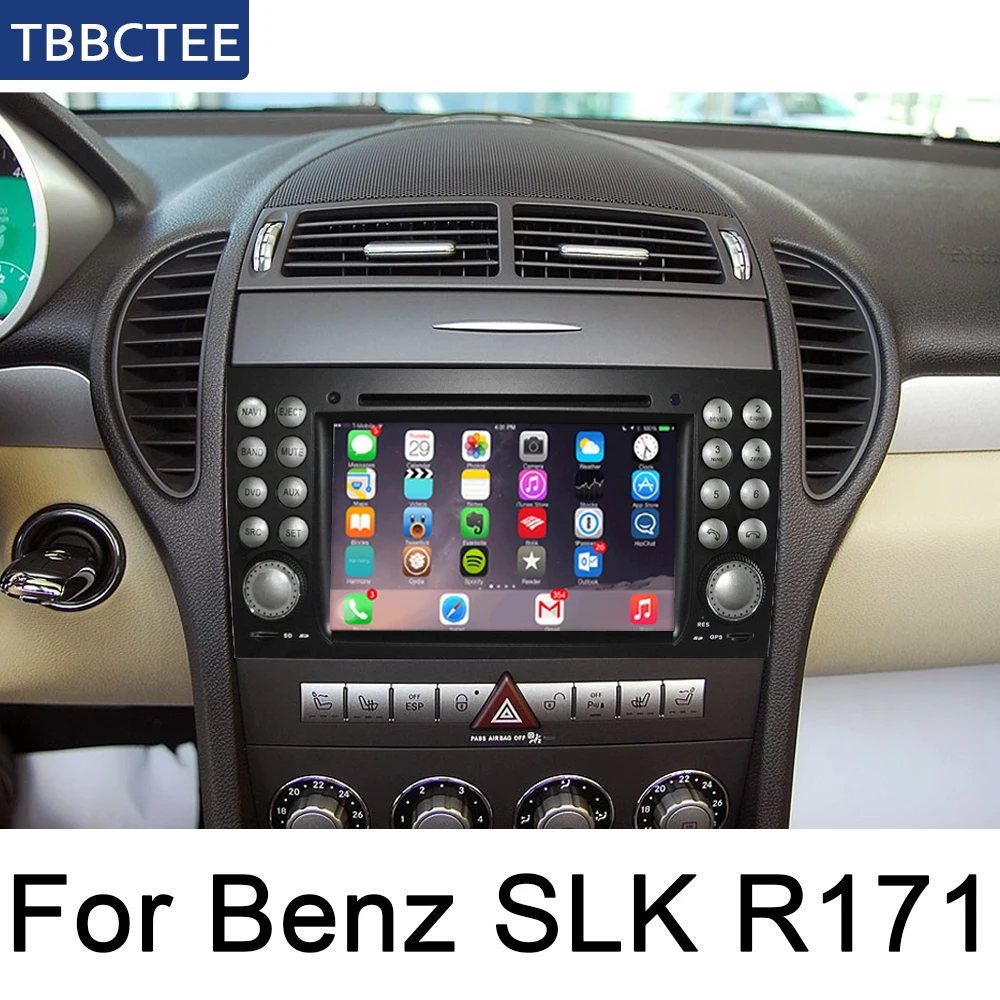 Для Mercedes Benz SLK Class R171 2004 ~ 2011 NTG HD экран Android Автомобильный GPS Navi Map стерео