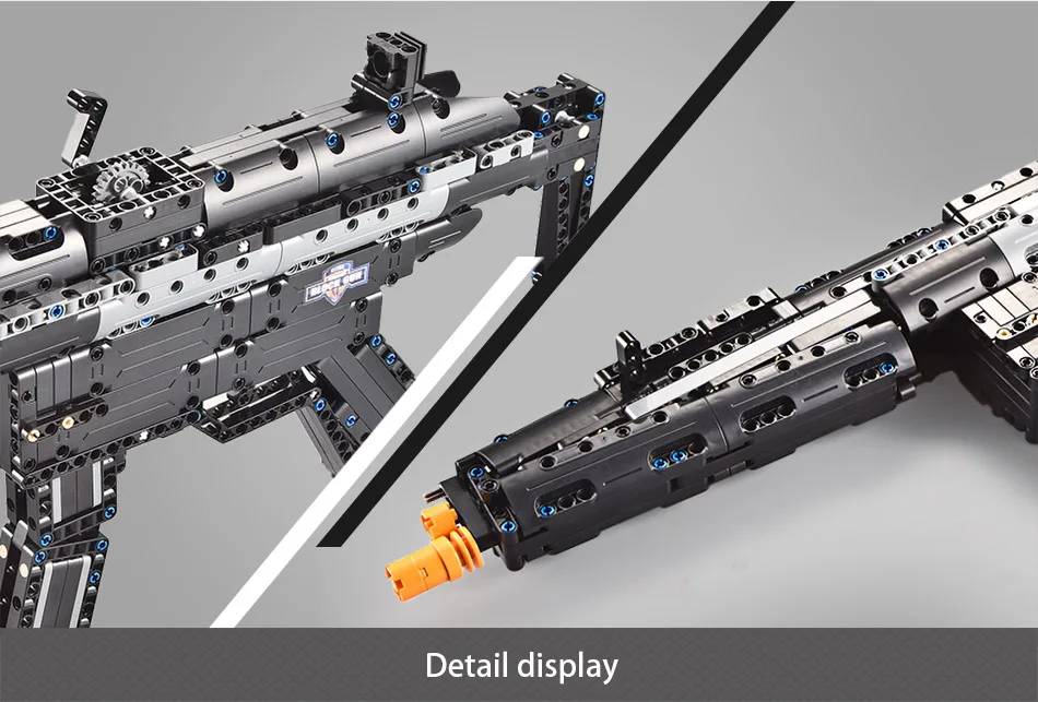 617Pcs Heckler Koch Mp5 Submachine Gun Model Building Blocks Military City Technic Guns Pistol Traumatism Bricks Toys for Kids
617Pcs Heckler Koch Mp5 Submachine Gun Model Building Blocks Military City Technic Guns Pistol Traumatism Bricks Toys for Kids