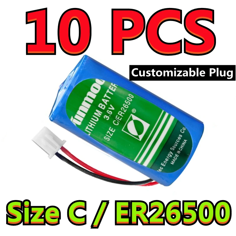 10 шт. оригинальные новые модели SUNMOON ER26500 26500 размер C 3 6 В 8500 мАч флейта большой